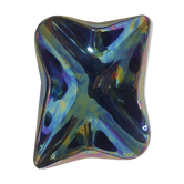 Verceram art ceramic empty pocket in iridescent blue/black color