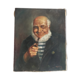 Portrait in oil former captain