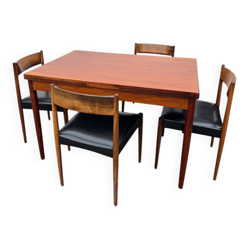 Vintage Scandinavian Rosewood Dining Set