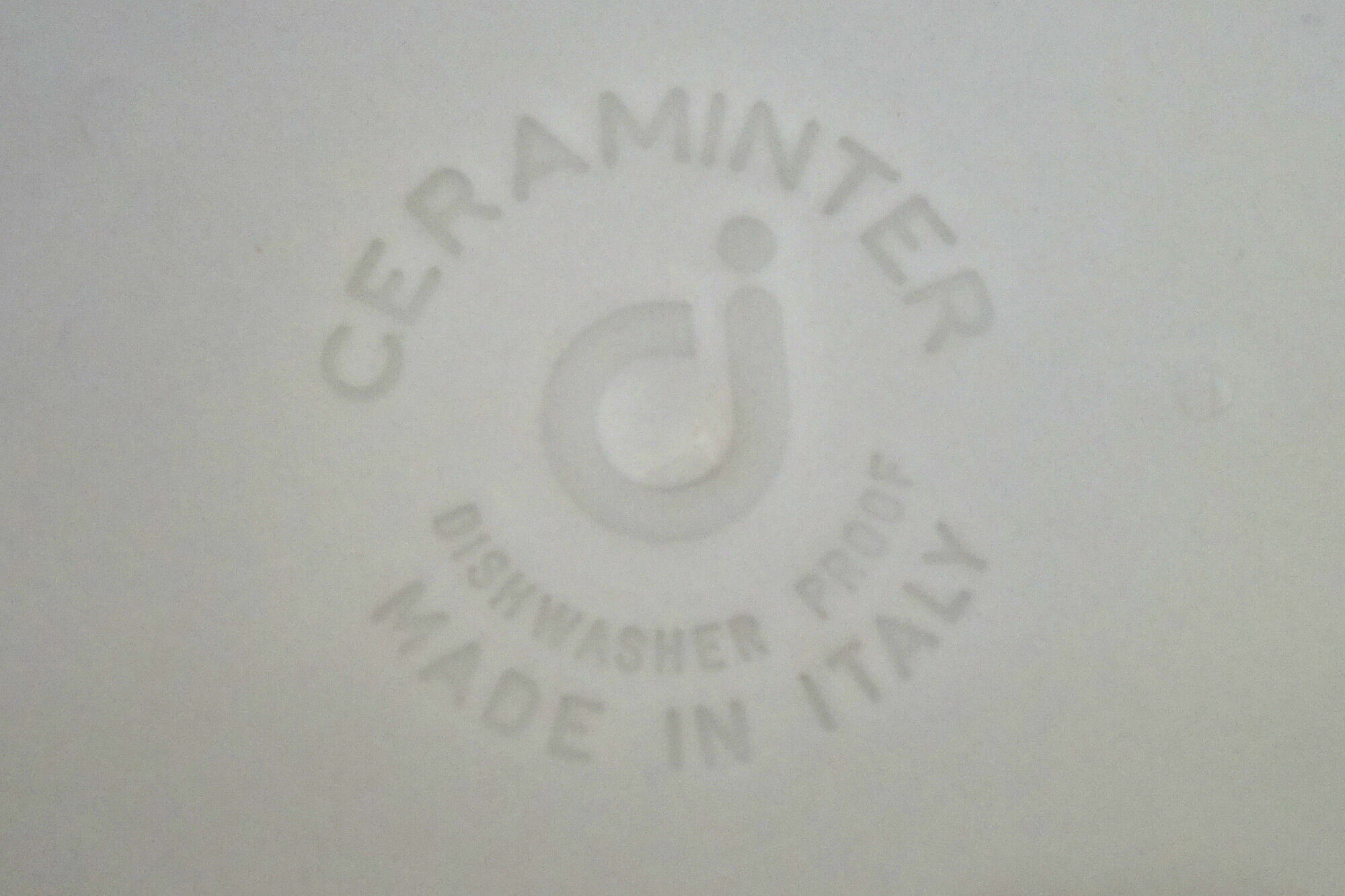 Set of 8 hollow plates Ceraminter, Italy