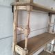Wooden wall shelf