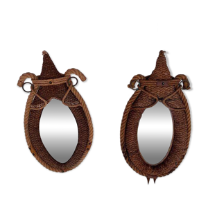 Paire de miroirs Audoux