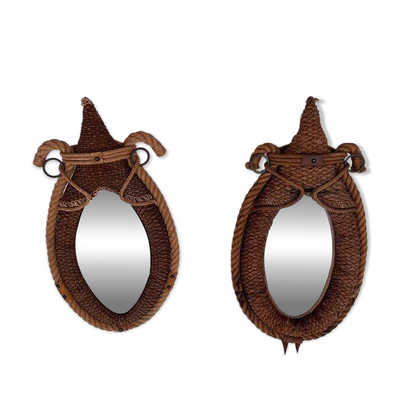 Paire de Miroirs Audoux Minet