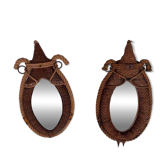 Paire de Miroirs Audoux Minet