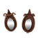 Pair of Audoux Minet Mirrors