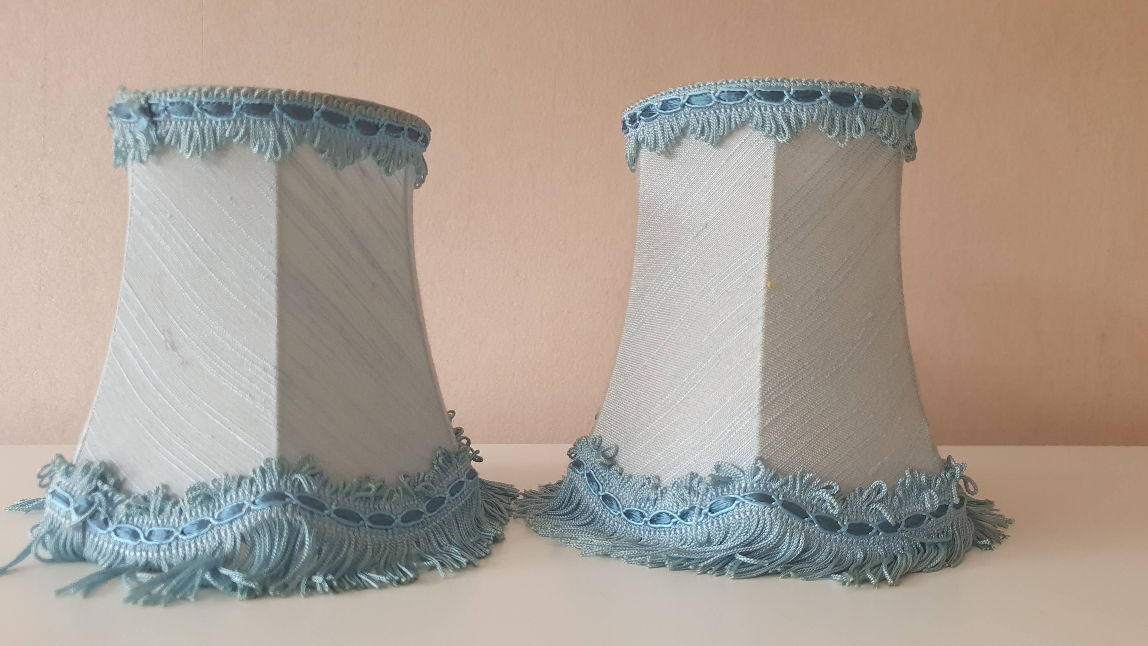 Set of 2 lampshades for wall lights