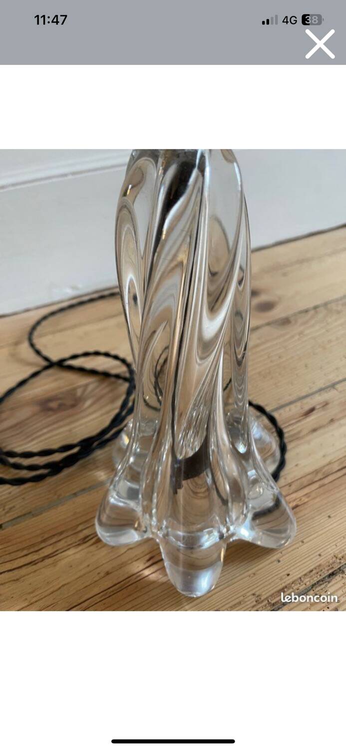 Vannes crystal art deco lamp