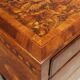 Pair of antique neoclassical walnut commodes from the 18th century.