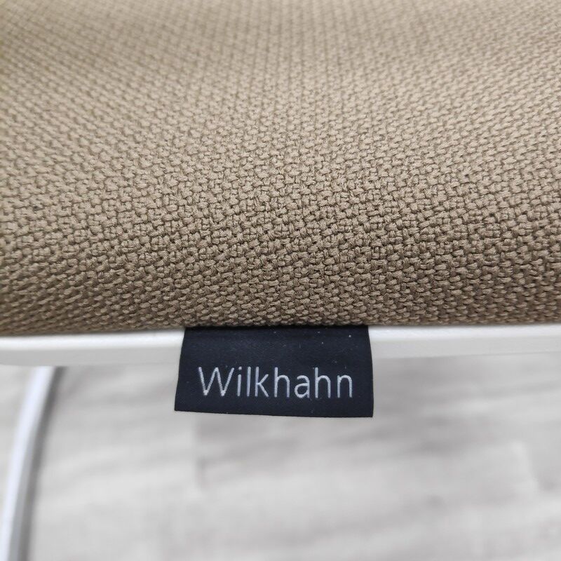 Wilkhahn Brown sled chair