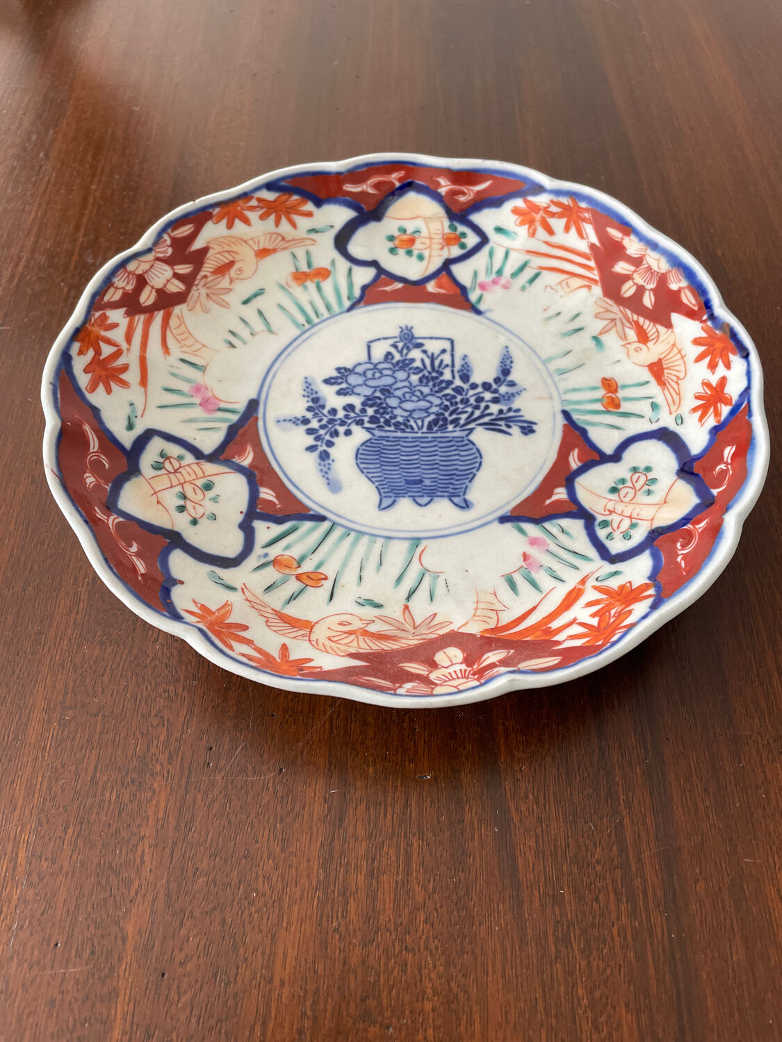 Porcelain plate Imari nineteenth century