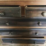Solid pine chest of drawers