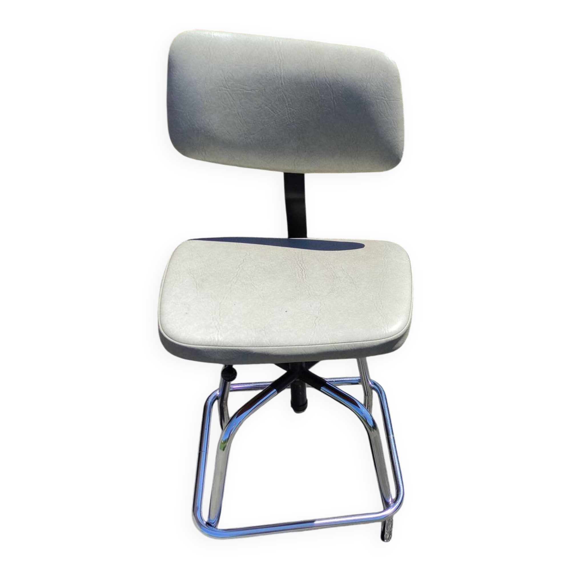 Industrial style stool chair