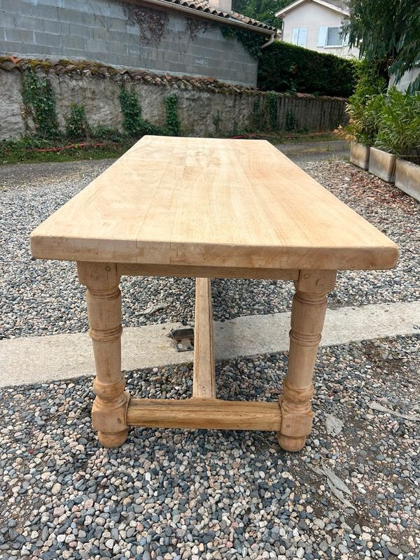 Table de ferme bois massif