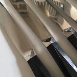 Set of 12 fruit knives in black bakelite