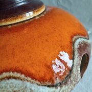 Vallauris style terracotta pendant light, 1970s