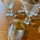 Set of 6 engraved digestive/liqueur/port/drop glasses