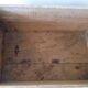 Ancienne caisse publicitaire en bois LUX