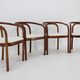 1970s antonin suman set of four dining chair by ton
