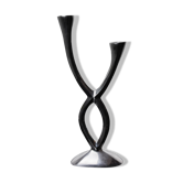 2-arm candlestick by matthew hilton, england, 1980