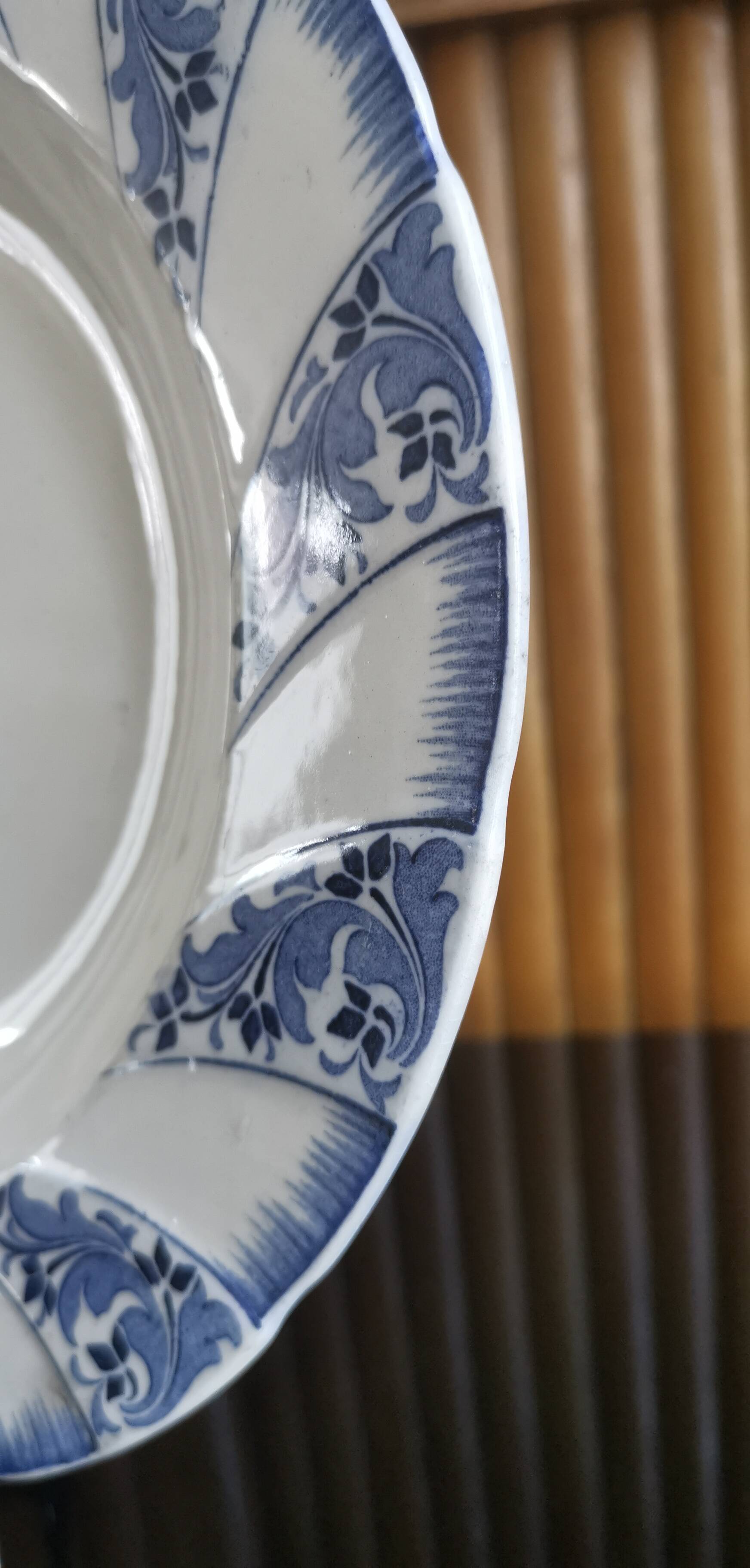 Old Vermont and Blanchet iron earthenware dish