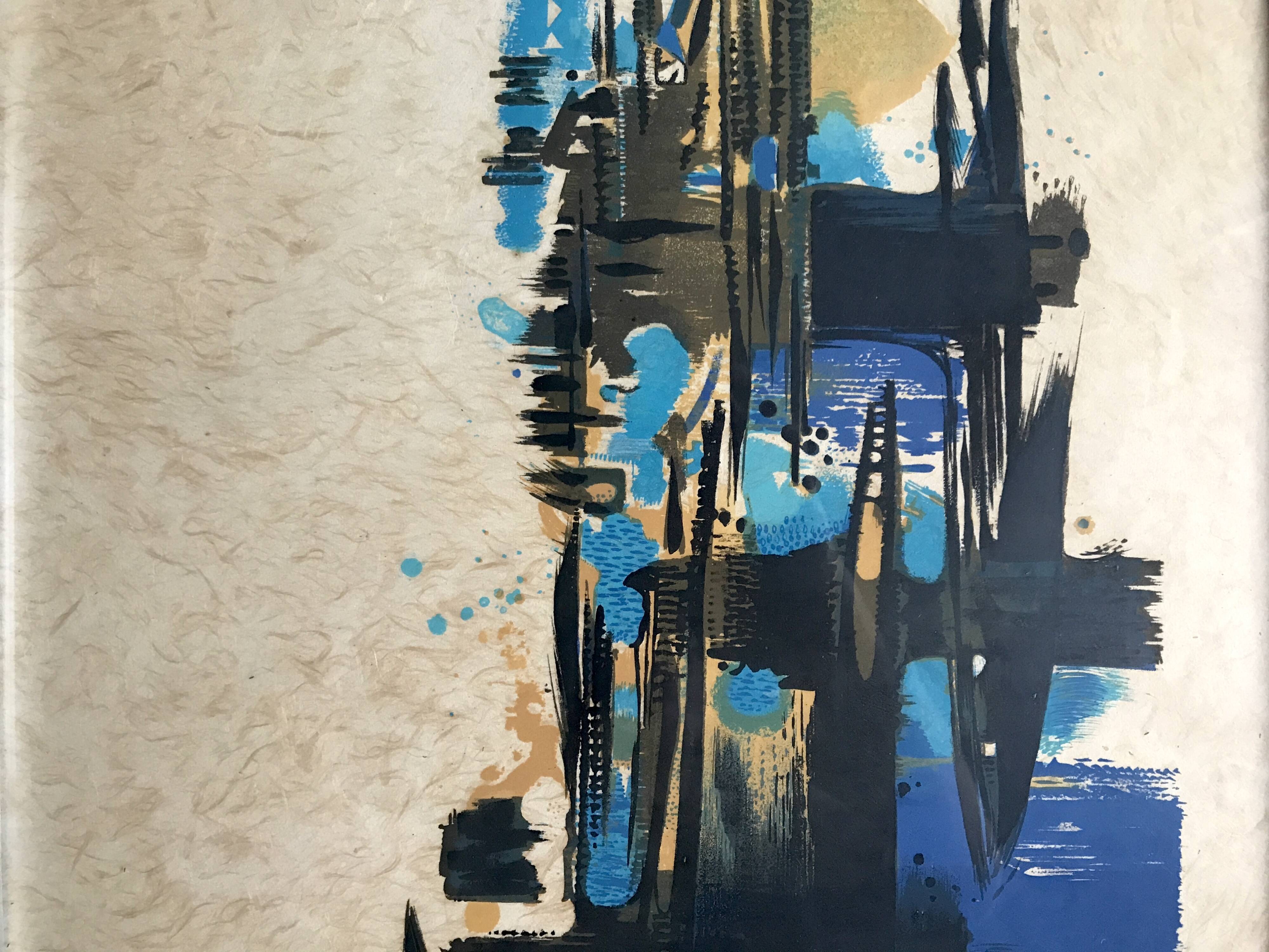 Share MANESSIER Elegy for Martin Luther King I, 1978. Signed lithograph.