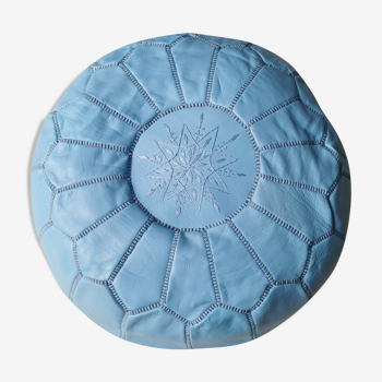 Leather Pouf