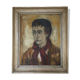 Portrait à l'huile d'homme à l'écharpe 60