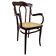 Thonet office chair with a rattan seat
