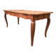 Louis XV style cherry farmhouse table.