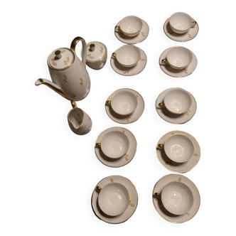 Limoges porcelain coffee service