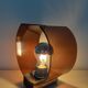 Space age plexiglass wall light.