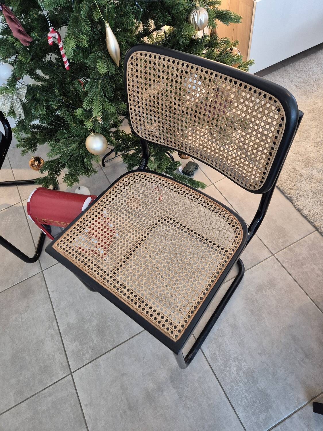 Chair B32 Marcel Breuer - black chrome