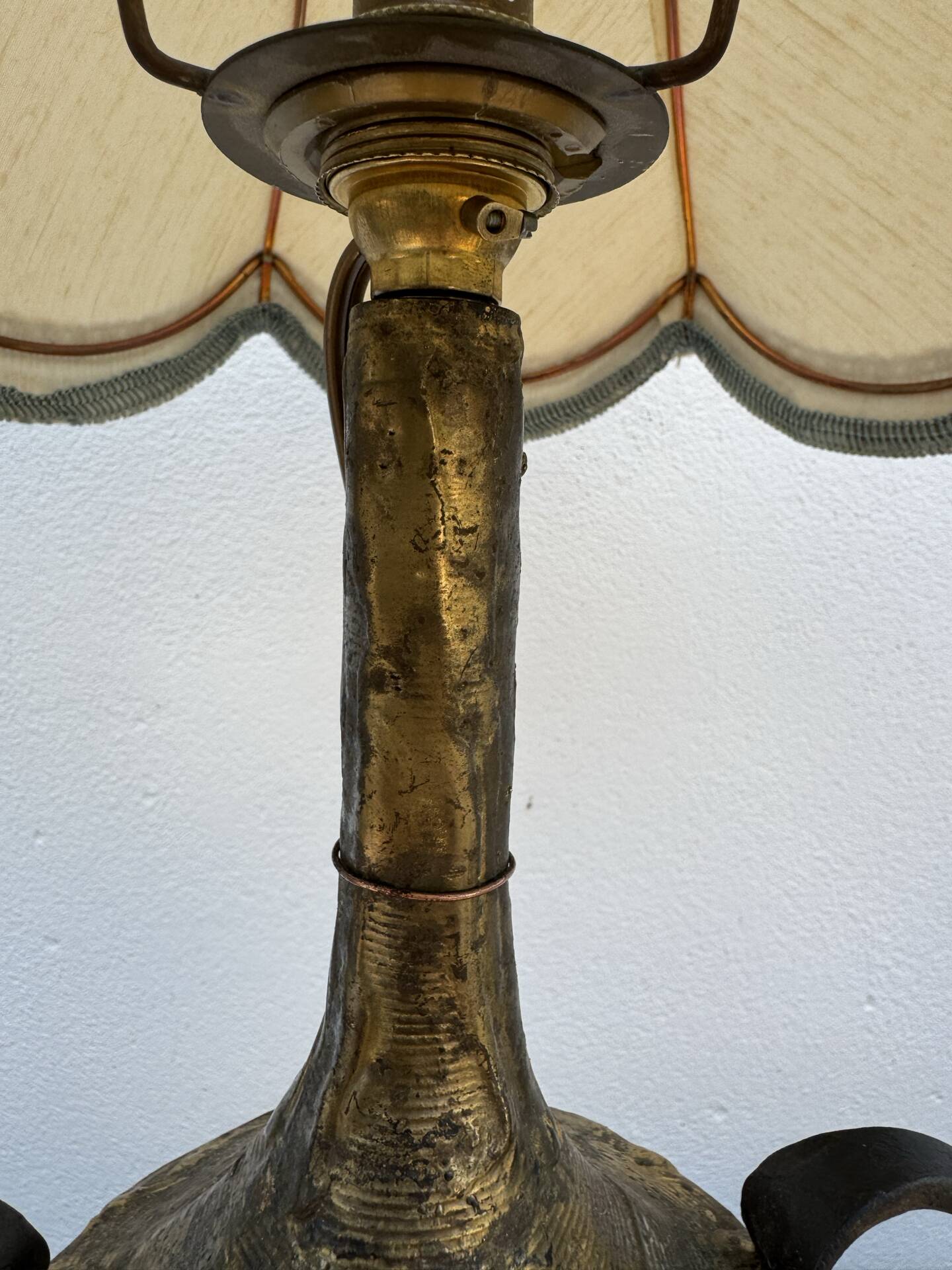 Lampe brutaliste Max Bré années 60
