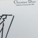 Illustration Christian Dior  de mode de presse collection printemps-été 1983