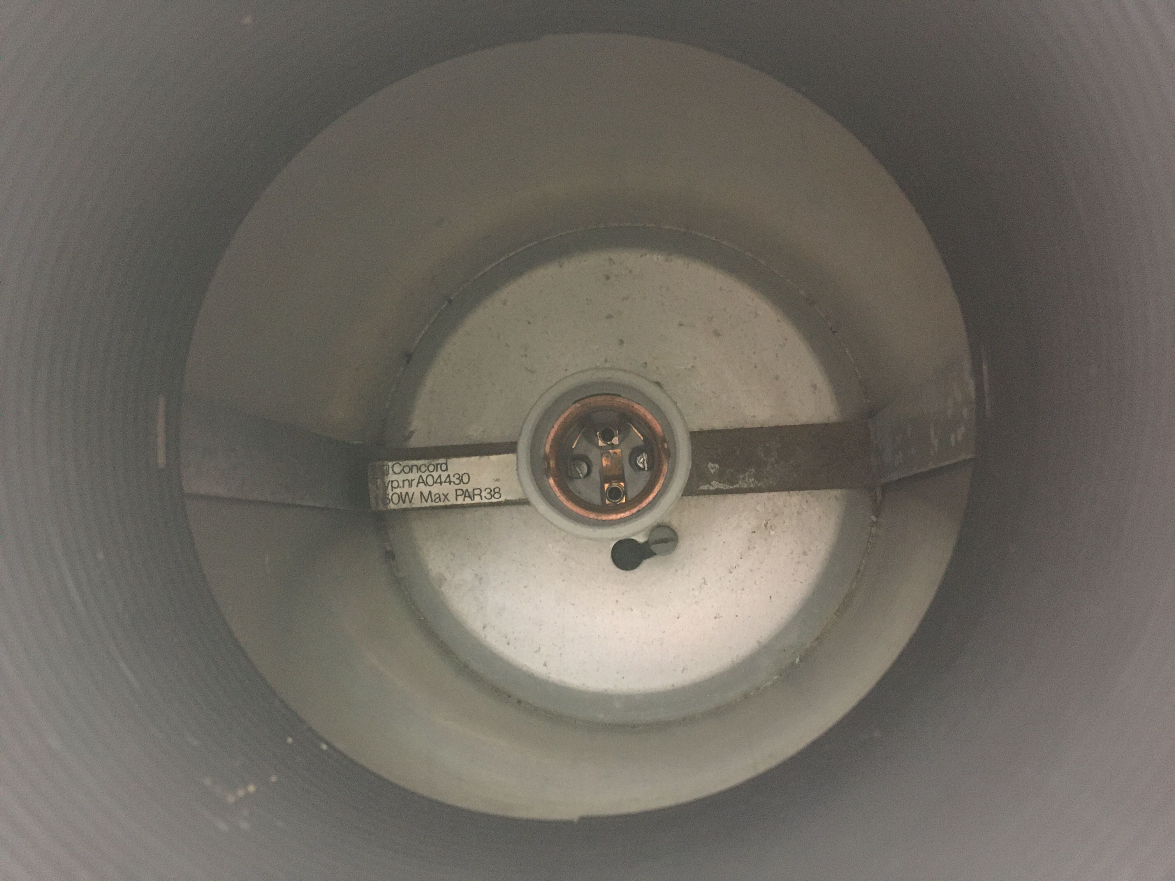 Pair of 1960/70 pipe table lamps published by Concord lighting