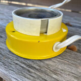 Magnetic wall lamp enamel yellow abo 1960