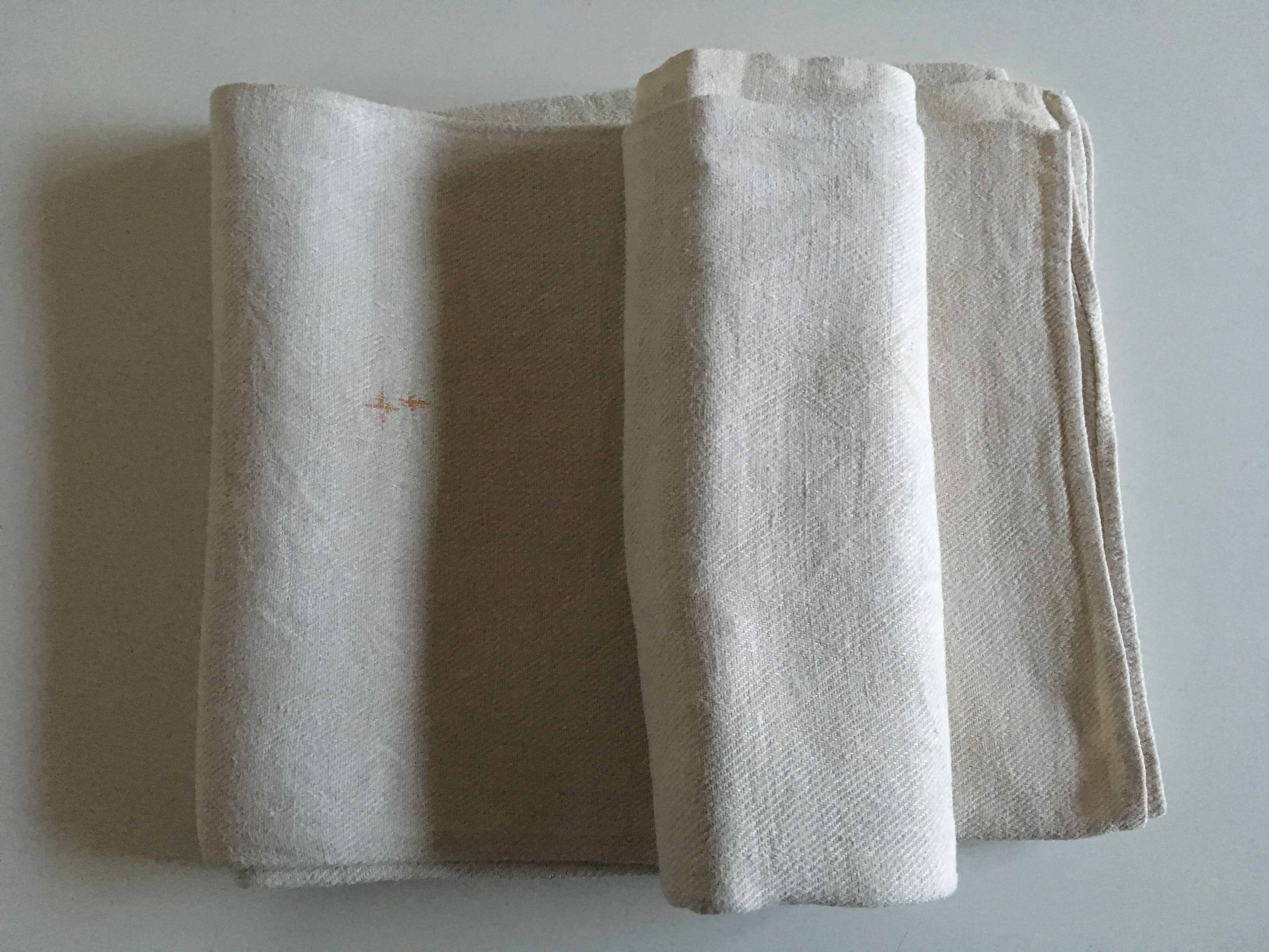 19th farm linen pig cloth