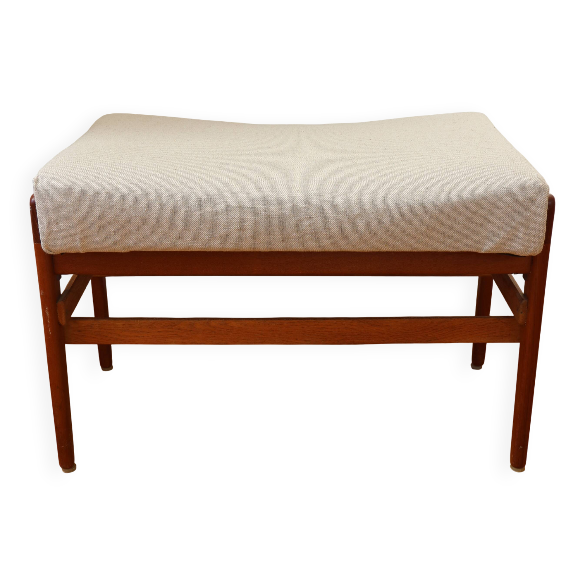 Scandinavian footrest, teak, 1960