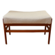 Scandinavian footrest, teak, 1960