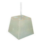 Vintage minimalist pendant lamp in fibreglass, Roche Babois