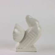 Ancient ceramic pigeon sculpture by George Ventrillon for Saint Clément.