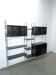Deens design Denka modulaire kast met chromen houders en planken