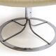 1970s Swedish Space-Age Jetson Chair in Beige Leather by Bruno Mathsson