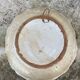 Antique dish with deer pattern