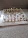 Chess set in onyx and marble