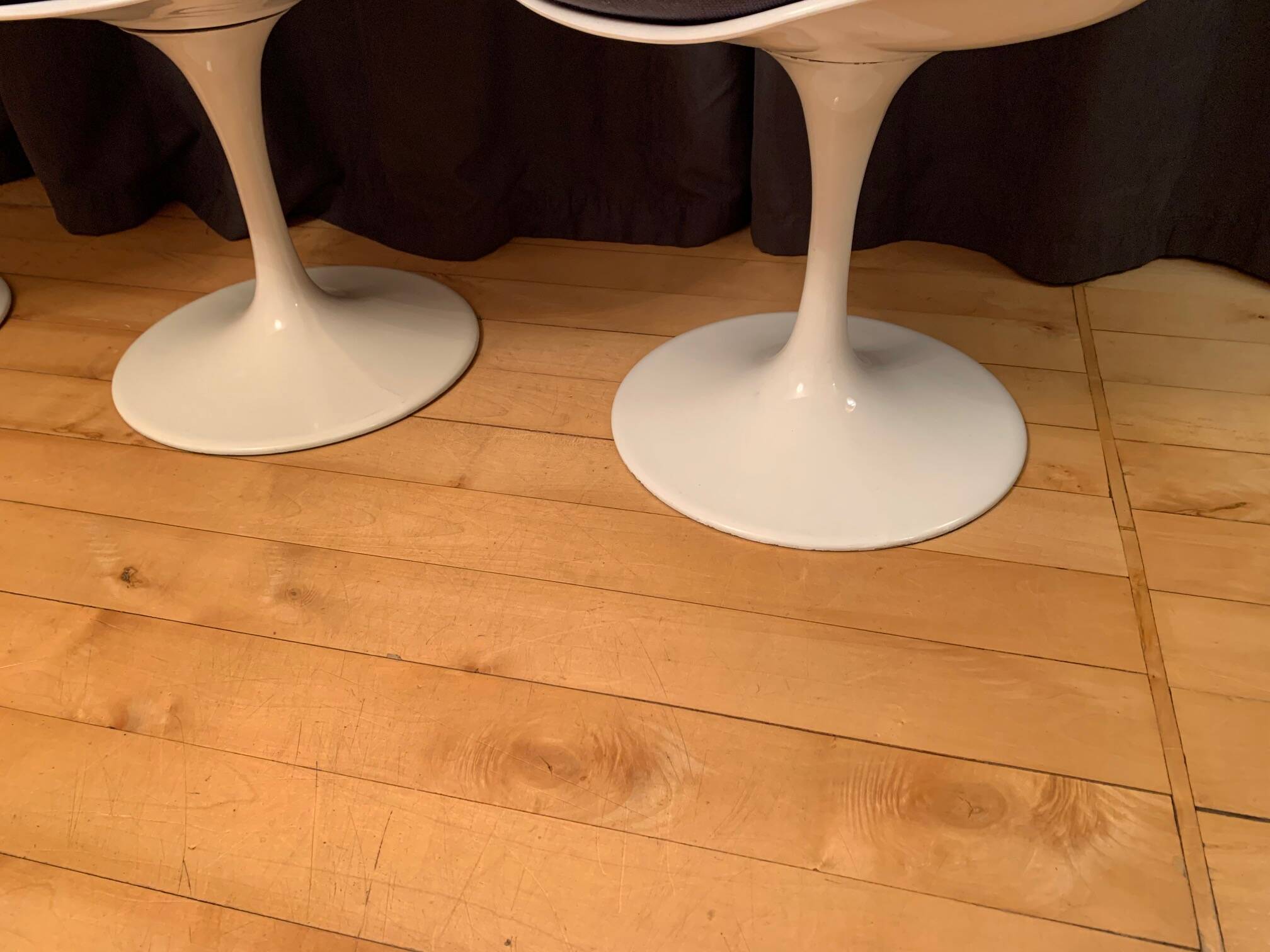 Set of three Tulip chairs, Rudi Bonzanini, Italy, 1970s