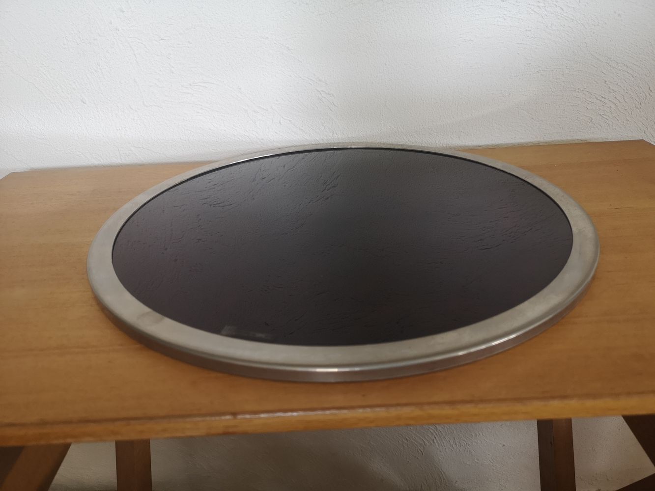 Large amber brown methacrylate tray - Felice Antonio Botta - Italy - 1970s
