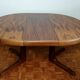 Central-footed rosewood round table