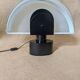 Vintage Zonca Italian Table Lamp – Frosted Glass & Black Base