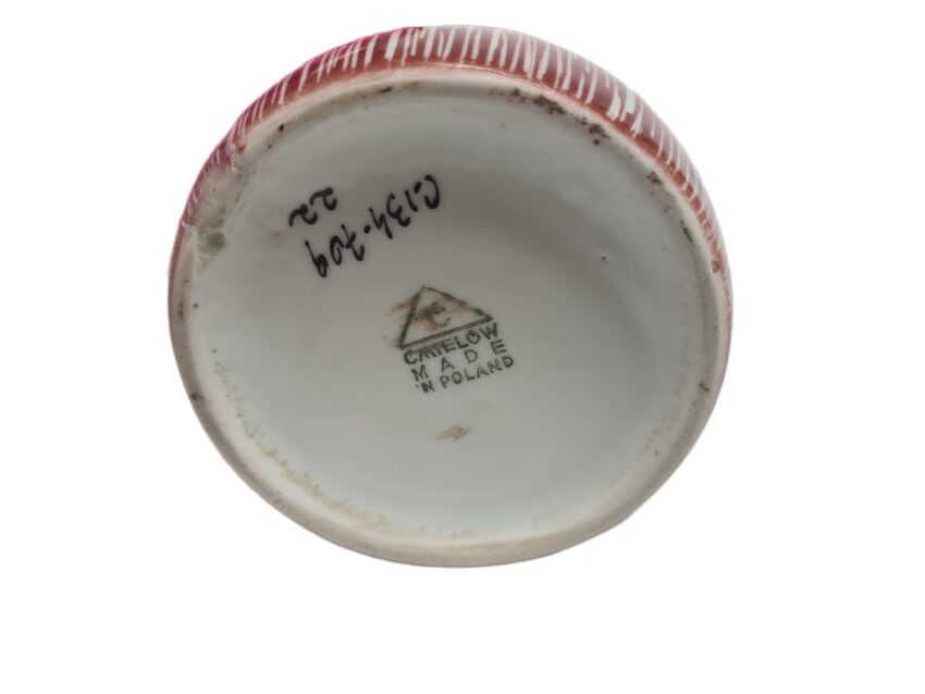 Pop art vase from Ćmielów, Poland, 1960s